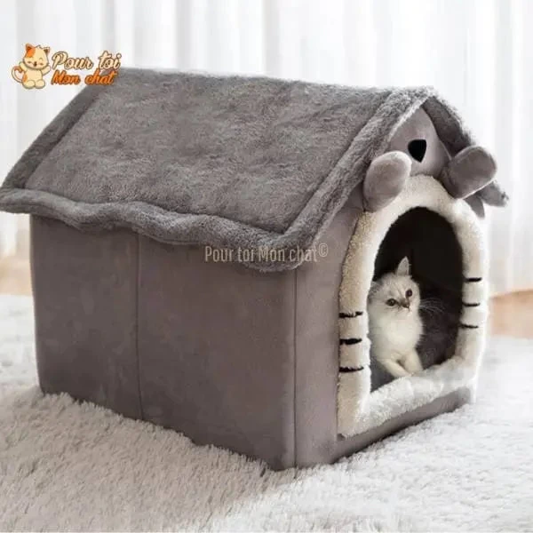 PETITE MAISON EN PELUCHE POUR CHAT – TOITpourCHAT™ 2 PETITE MAISON EN PELUCHE POUR CHAT – TOITpourCHAT™ – Image 2