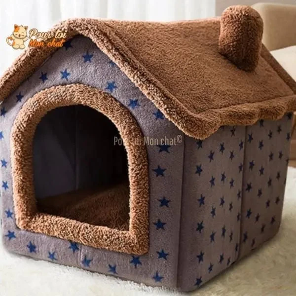 PETITE MAISON EN PELUCHE POUR CHAT – TOITpourCHAT™ 5 PETITE MAISON EN PELUCHE POUR CHAT – TOITpourCHAT™ – Image 5