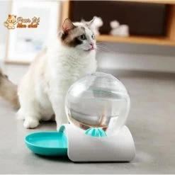 Fontaine à Eau Pour Chat - Perfect Sphère -Chats Fournitures Magasin Perfect Duo fontaine a eau et bol a croquettes pour chat Pour toi Mon chat 1664807651