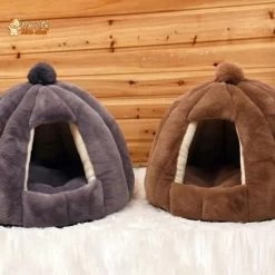 Coussin Anti Stress Et Relaxant Pour Chat, Igglo'Cat™ -Chats Fournitures Magasin Pet Cat Dog Cute House Bed Mat Warm Soft Removeable Kennel Nest Pet Basket Tyteps Funny Fruit Pumpkin House For Cat Dog House Pour toi Mon chat 1645793169