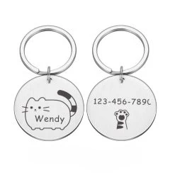 Plaque De Collier Personnalisée En Acier Inoxydable Pour Chat -Chats Fournitures Magasin Plaque de collier personnalisee en acier inoxydable pour chat Pour toi Mon chat 1687523114165 b19dc8d4 7ed5 4f8f ae4e 33ced964f45d