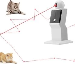 Robot Rotatif à Laser Rouge 360 Degrés à Trois Vitesses Pour Chat