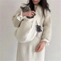 Sac à Main En Toile Fait à La Main Pour Chat