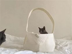 Sac à Main En Toile Fait à La Main Pour Chat -Chats Fournitures Magasin Sac a main en toile fait a la main pour chat Pour toi Mon chat 1680382090