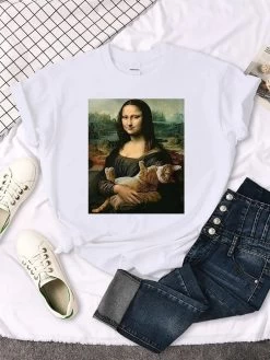T-shirt Mona Lisa étreignant Un Chat -Chats Fournitures Magasin T shirt Mona Lisa etreignant un chat Pour toi Mon chat 1683906118 d7037568 88a7 4186 a403 7af19be8e9cc