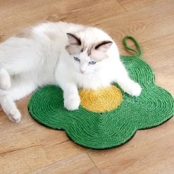 Tapis à Griffes De Chat En Sisal à Forme De Fleur -Chats Fournitures Magasin Tapis a griffes de chat en sisal a forme de fleur Pour toi Mon chat 1679675640