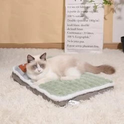 Tapis De Lit Doux Et Luxueux Pour Chat -Chats Fournitures Magasin Tapis de lit doux et luxueux pour chat Pour toi Mon chat 1679154403