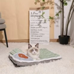 Tapis De Lit Doux Et Luxueux Pour Chat -Chats Fournitures Magasin Tapis de lit doux et luxueux pour chat Pour toi Mon chat 1679154416