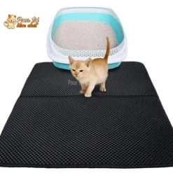 Tapis Récupérateur De Litière Pour Chat – Simple Et Double-fond Tapis Litière