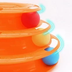 Tour Interactive Avec Boules Tournantes Pour Chaton -Chats Fournitures Magasin Tour Interactive avec boules tournantes pour chaton Pour toi Mon chat 1680703957