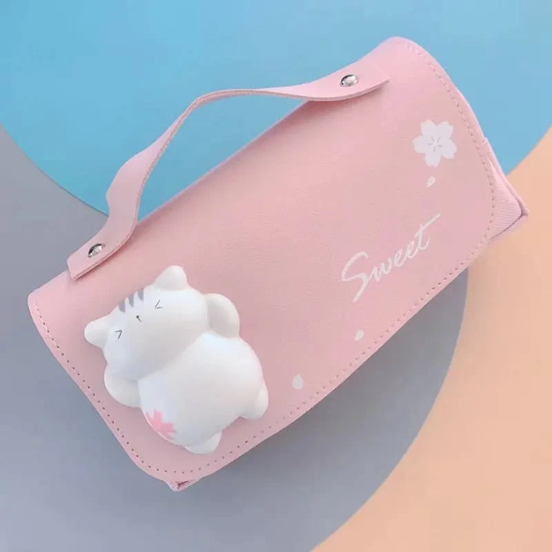 Trousse à Crayons Avec Chat Mignon 2 Trousse à Crayons Avec Chat Mignon – Image 2